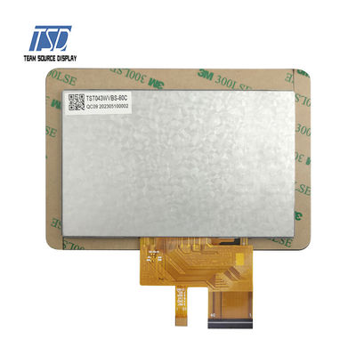 4.3インチ800*480の決断IPSガラスTFT LCDの表示モジュールRGB 24bits