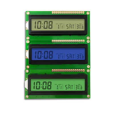 YG LEDの特性LCDモジュール、5V LCDの表示16x2の緑のバックライト色