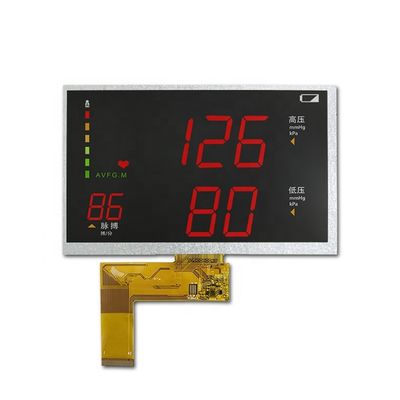 Rgb 24bits Tft LCDの表示モジュール7in 500 Nit 21LEDsのバックライト