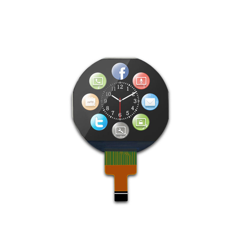 スマートな腕時計のためのIPS TFT LCDの表示240x210のあたりの1.08インチ