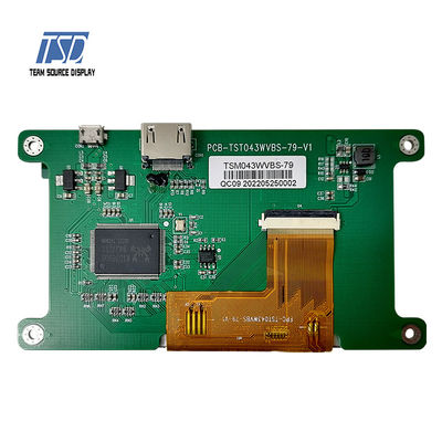 USBポートIPS TFT LCD HDMIの表示4.3インチ800x480の決断