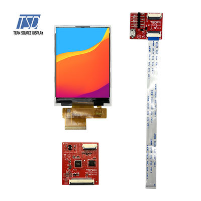 3.2インチ240x320 ST7789V IC UART LCDモジュール300nits Transmissive TN