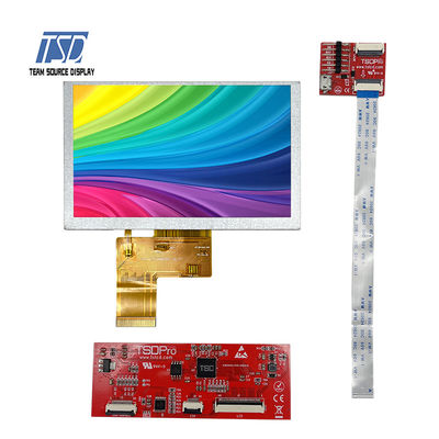500nits色TFT UART LCDの表示5のインチ800x480の決断ST7262 IC