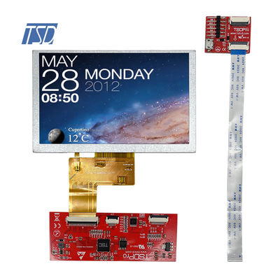 RTP 800x480 5インチのTft LCDの表示モジュールHMI UARTインターフェイス