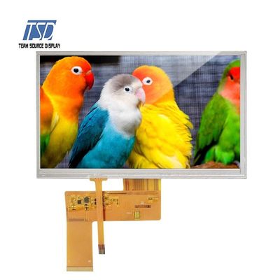 7 インチ 800x480 解像度 RGB インターフェイス TFT LCD ディスプレイ、抵抗膜式タッチパネル