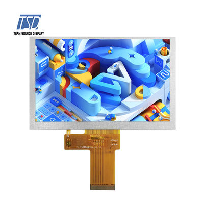 5インチ800x480 IPSガラス500nits Transmissive LCDのスクリーン5&quot; LVDSのインタフェース・モジュール