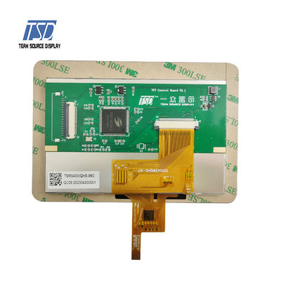 TSD MCUインターフェイス600nits TFT LCDパネル4.3のインチ480x272の決断