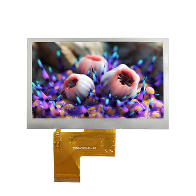 4.3 インチ 480x272 解像度 TFT LCD ディスプレイ (RGB インターフェイス付き)