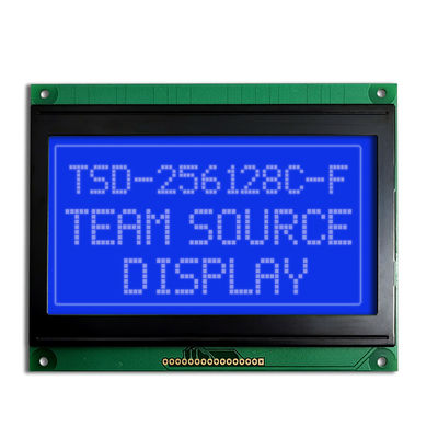 注文256x128 FSTNのTransmissive肯定的な穂軸のグラフィック モノクロLCDスクリーン表示モジュール